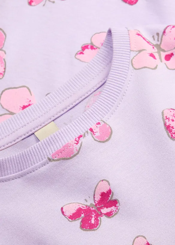 Pyjamas av ekologisk bomull, bonprix