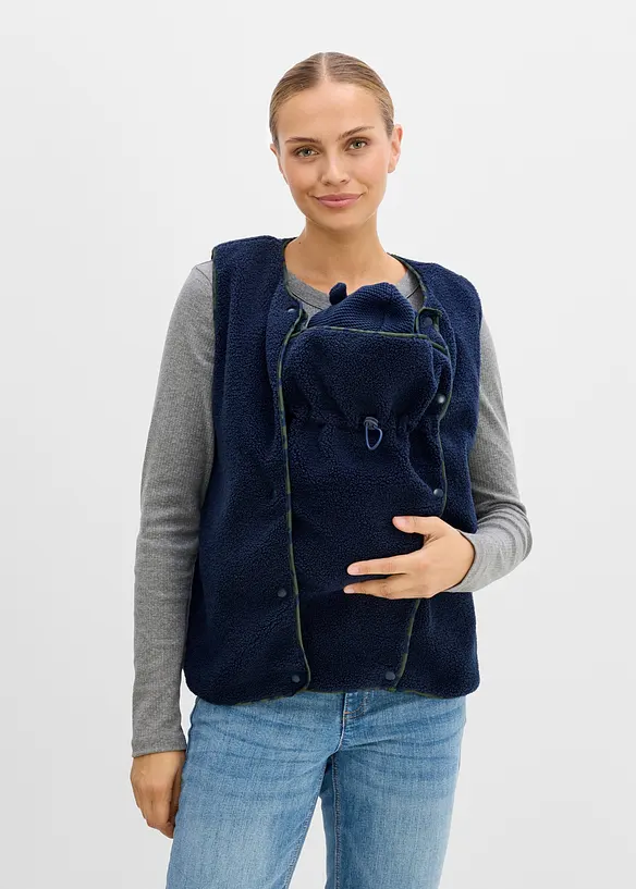 Mammav&auml;st med babyficka, i teddyfleece, bonprix
