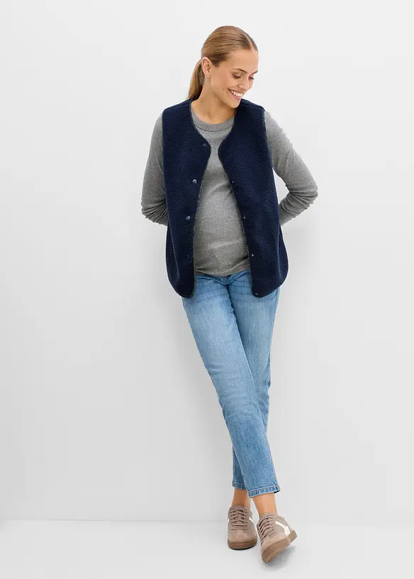 Mammav&auml;st med babyficka, i teddyfleece, bonprix