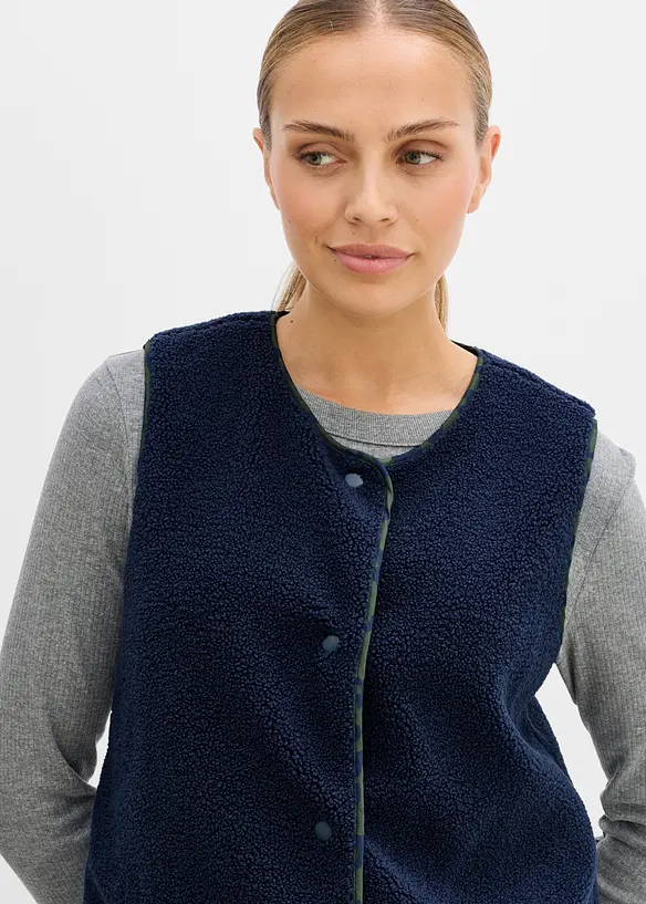 Mammav&auml;st med babyficka, i teddyfleece, bonprix