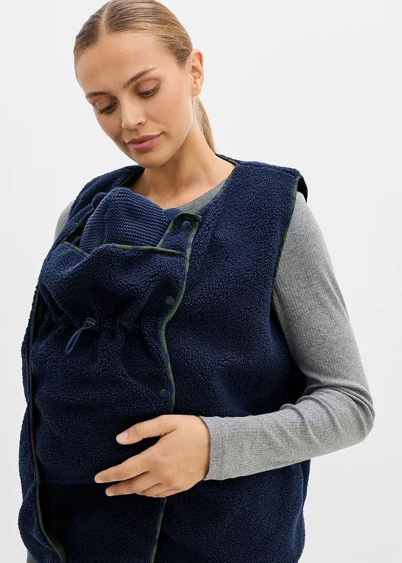 Mammav&auml;st med babyficka, i teddyfleece, bonprix
