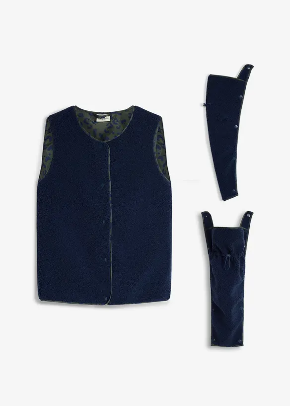 Mammav&auml;st med babyficka, i teddyfleece, bonprix
