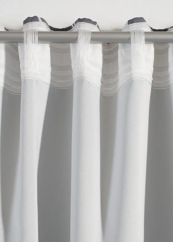 M&ouml;rkl&auml;ggande gardinl&auml;ngd med &aring;tervunnen polyester (1-pack), bonprix
