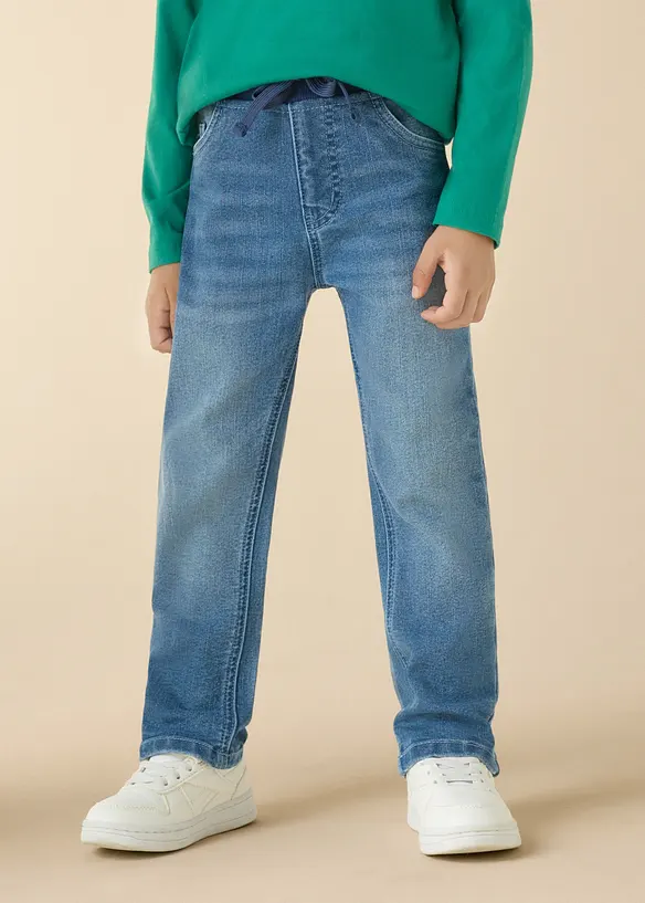 Dra p&aring;-jeans, Regular, Straight (2-pack), bonprix