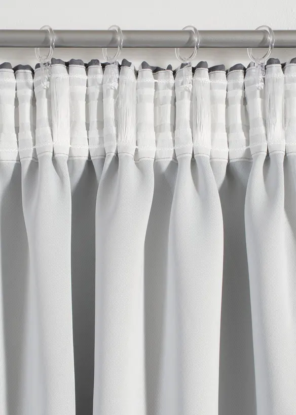 M&ouml;rkl&auml;ggande gardinl&auml;ngd med &aring;tervunnen polyester (1-pack), bonprix