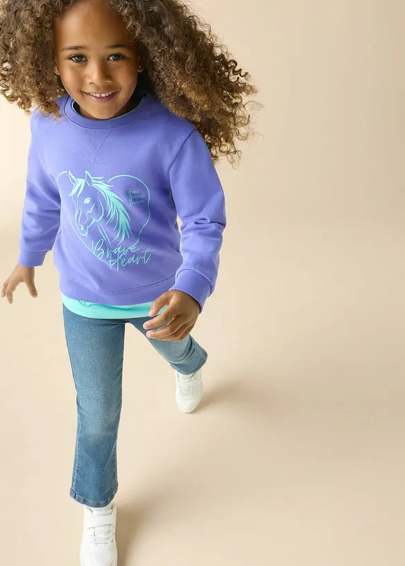 Sweatshirt med ekologisk bomull, bonprix