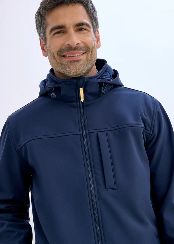 Vattenavvisande softshellparkas, bonprix