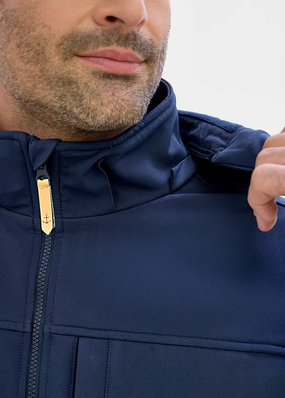 Vattenavvisande softshellparkas, bonprix