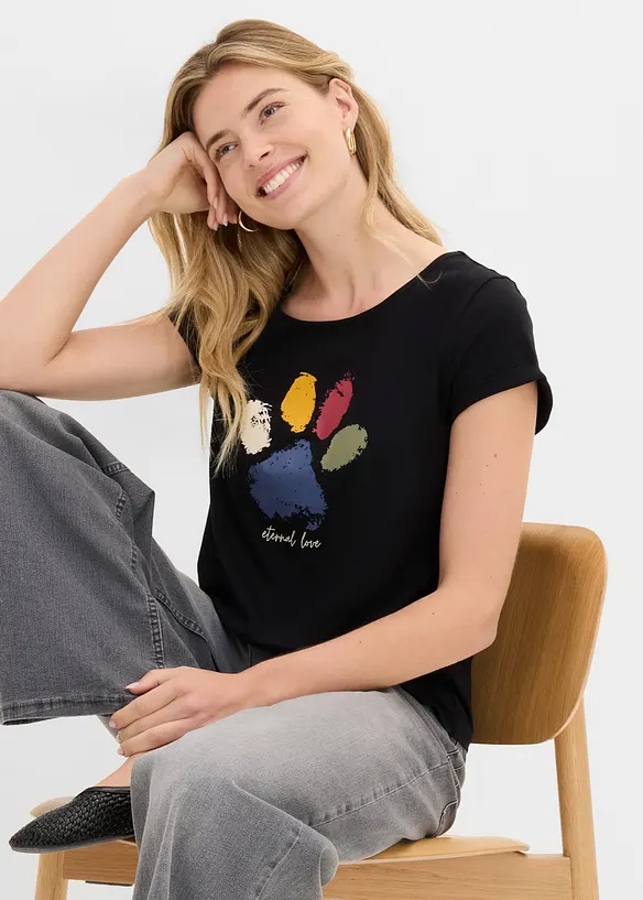 T-shirt i bomull, bonprix