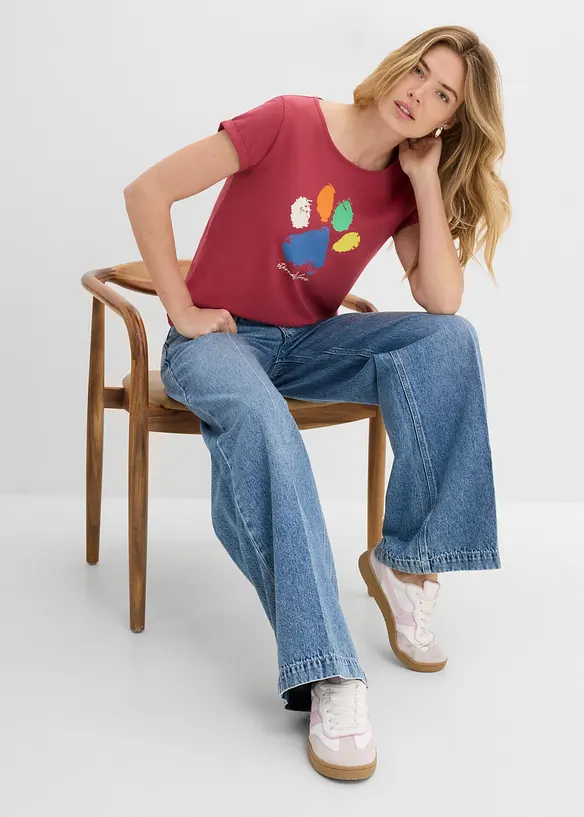 T-shirt i bomull, bonprix