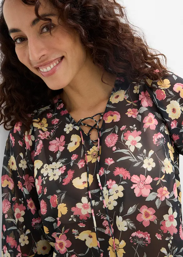 Blustunika i chiffong, bonprix