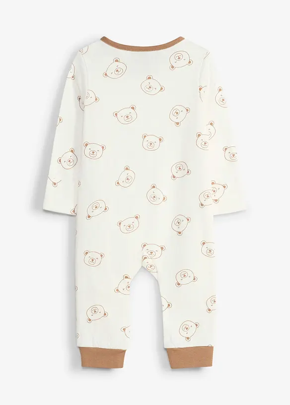 Pyjamas av ekologisk bomull (2-pack), bonprix
