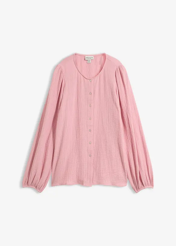 Oversizeblus i mjuk muslin, bonprix