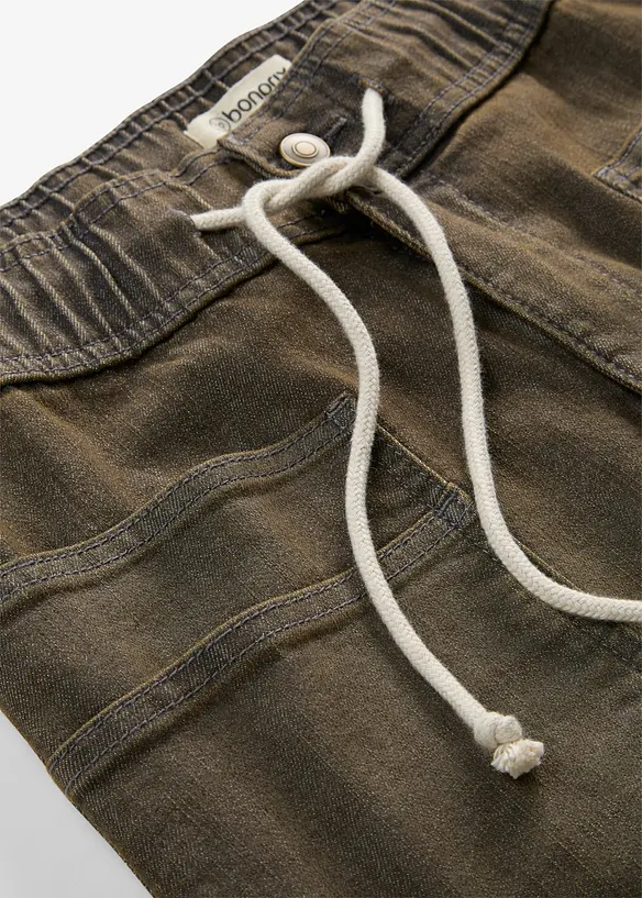 Straight Jeans High Waist, cropped, bonprix