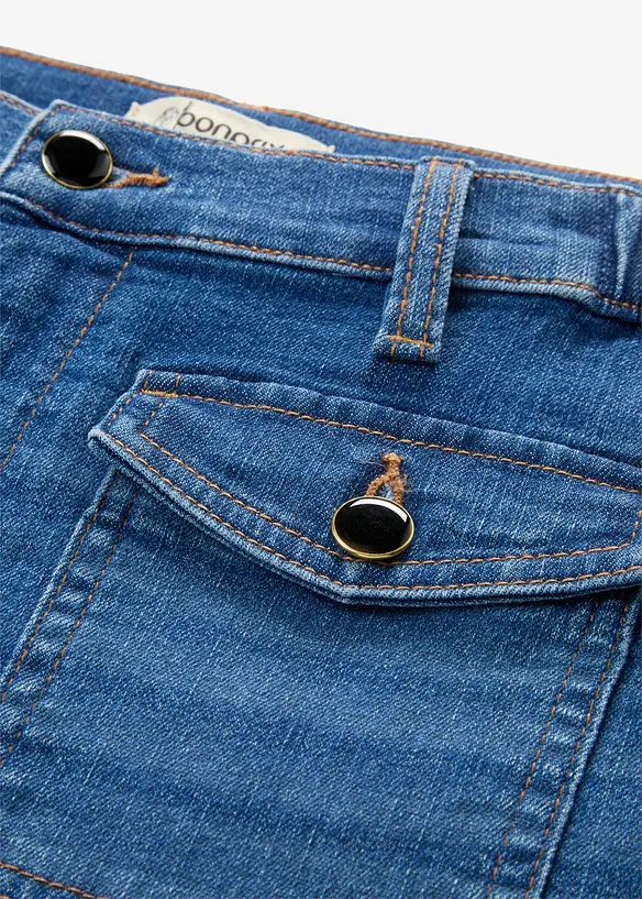 Jeans med Wide Leg och High Waist, bonprix