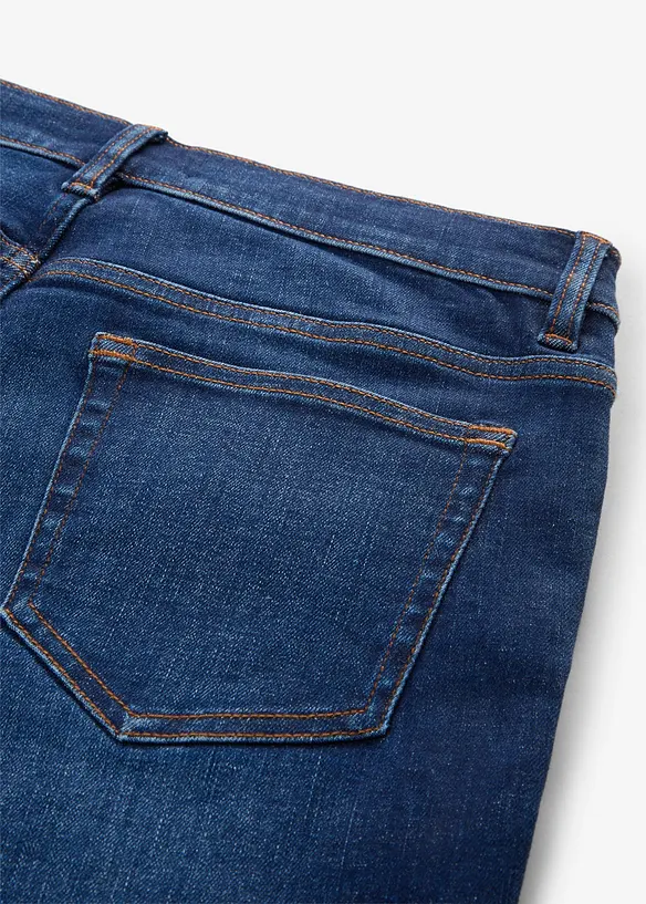 Straight Jeans Mid Waist cropped, bonprix