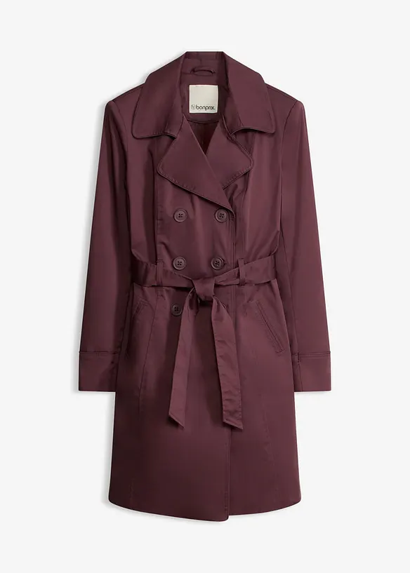 Trenchcoat med bomull, bonprix
