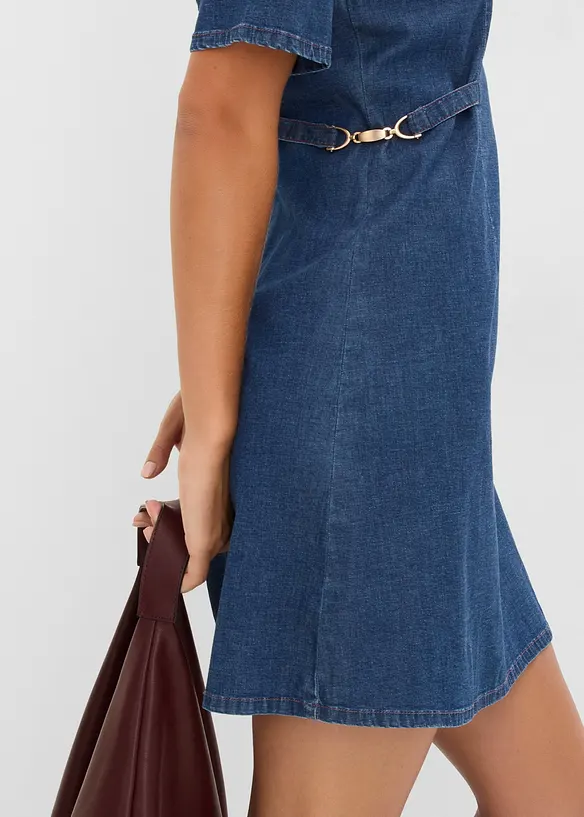 Jeanskl&auml;nning i bomullsstretch, bonprix