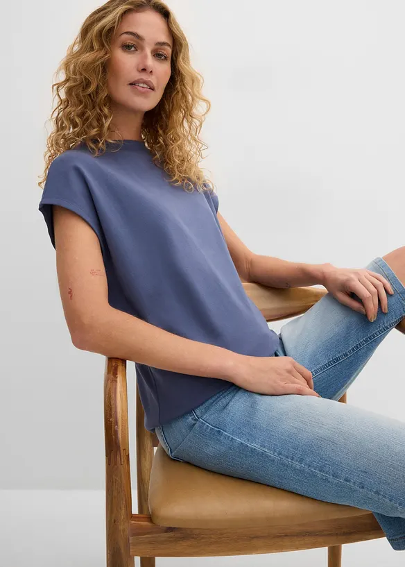 T-shirt av ekologisk bomull (2-pack), bonprix