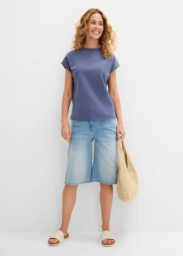 T-shirt av ekologisk bomull (2-pack), bonprix