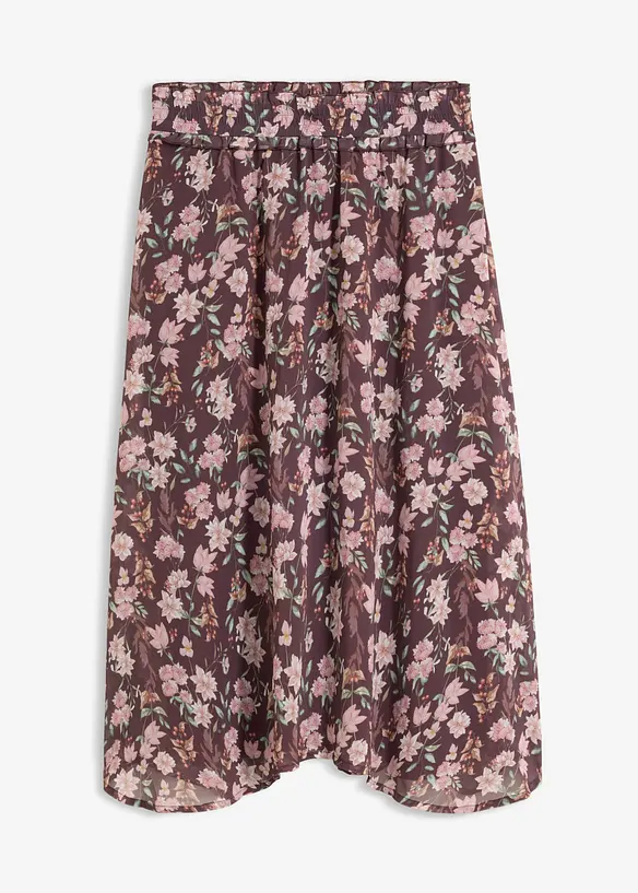 Mellanl&aring;ng chiffongkjol, bonprix