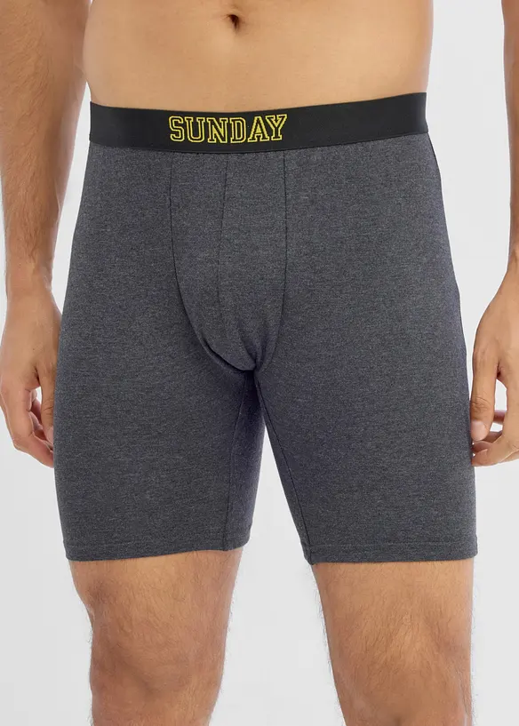 L&aring;nga boxershorts med bomull (7-pack), bonprix