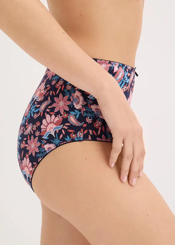 Midjetrosa med bomull (4-pack), bonprix