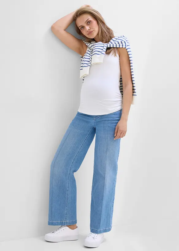 Vida mammajeans av elastisk denim, Full Length, bonprix