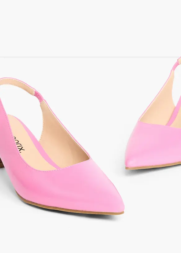Slingbackpumps med smal klack, bonprix