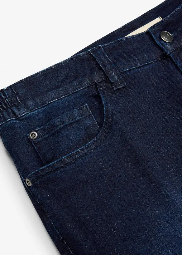 Slim Fit Jeans med res&aring;rmidja, Straight, bonprix