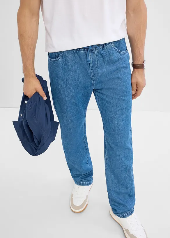 Dra p&aring;-jeans, Classic Fit, Straight, bonprix