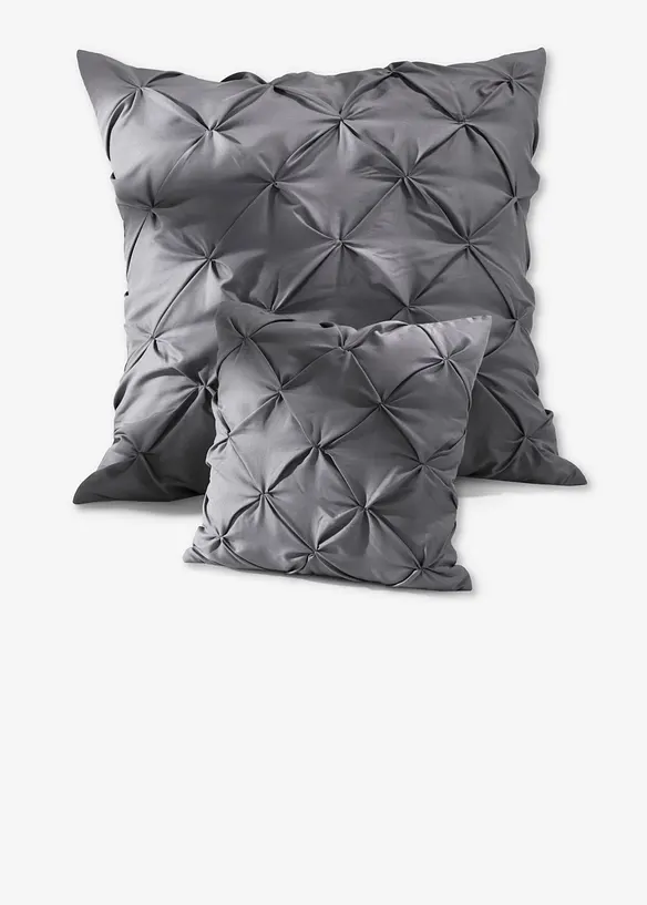 Kuddfodral med strukturm&ouml;nster (2-pack), bonprix