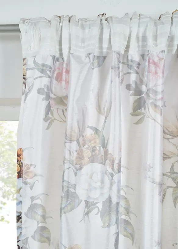 Gardinl&auml;ngd med sidenlook (1-pack), bonprix