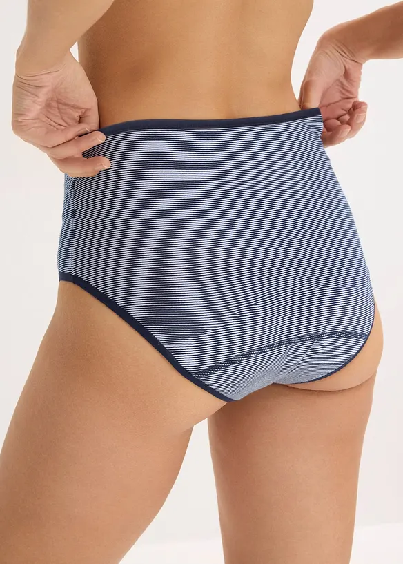Menstrosa i hipstermodell med medelh&ouml;g uppsugningsf&ouml;rm&aring;ga (3-pack), bonprix