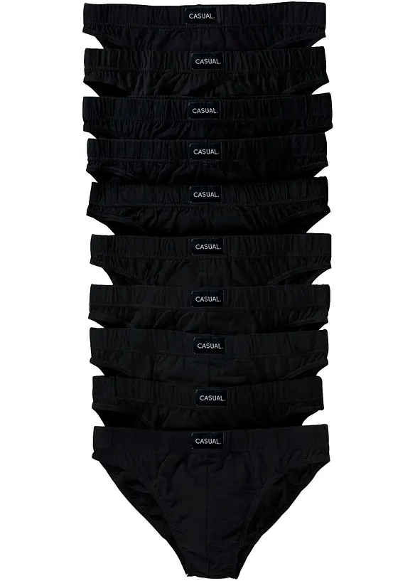 Kalsong med mjuk bomull (10-pack), bonprix