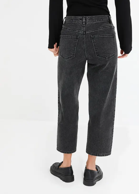 Wide Leg-jeans Mid Waist, bonprix