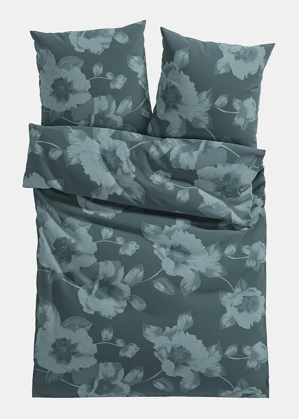 P&aring;slakanset i linon med blomm&ouml;nster, bonprix
