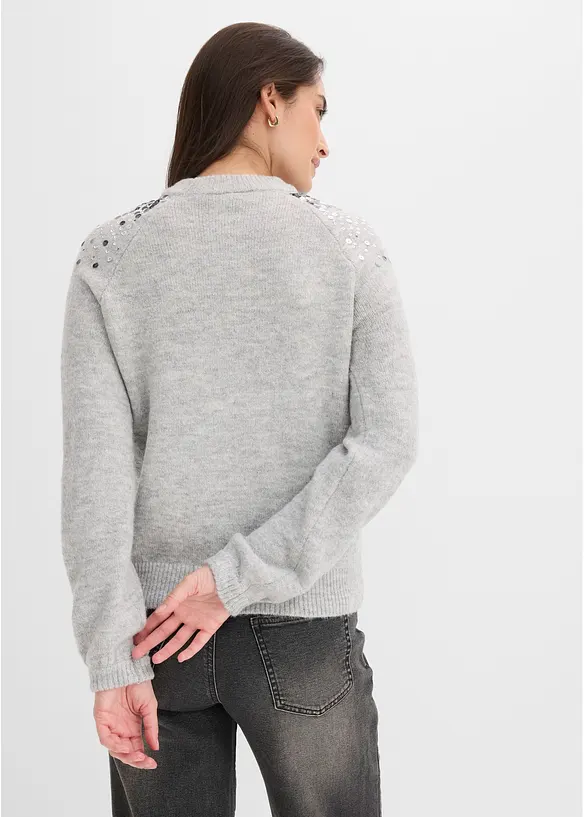 Tr&ouml;ja med f&auml;rgglada paljetter, bonprix