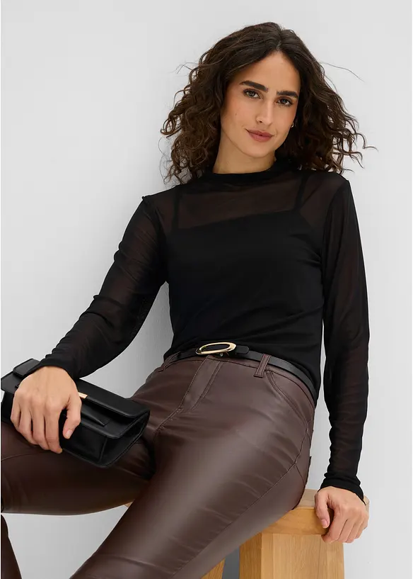 Push up-stretchbyxa i viskosmix, bonprix