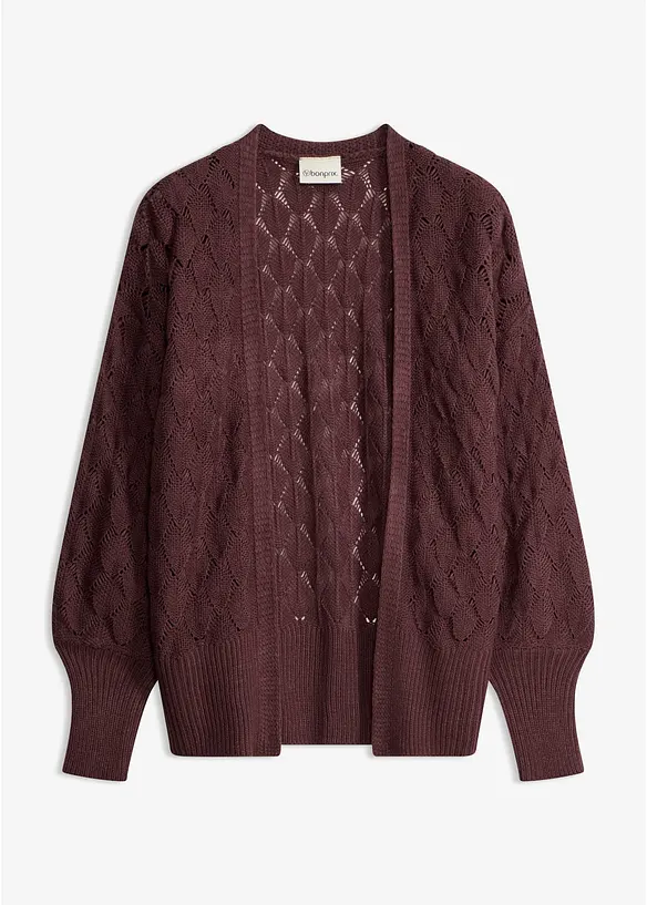 H&aring;lm&ouml;nstrad cardigan, bonprix