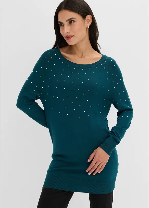 L&aring;ng tr&ouml;ja med glitterstenar, bonprix