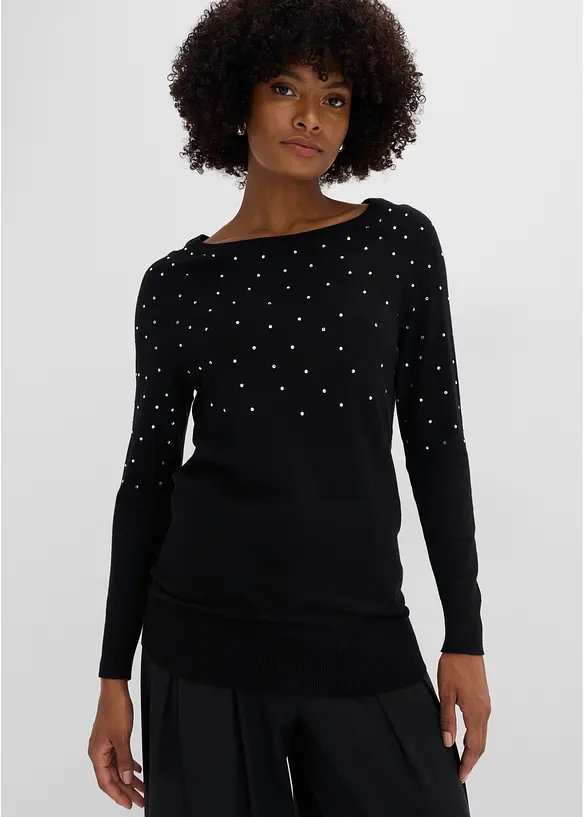 L&aring;ng tr&ouml;ja med glitterstenar, bonprix