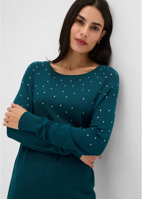L&aring;ng tr&ouml;ja med glitterstenar, bonprix