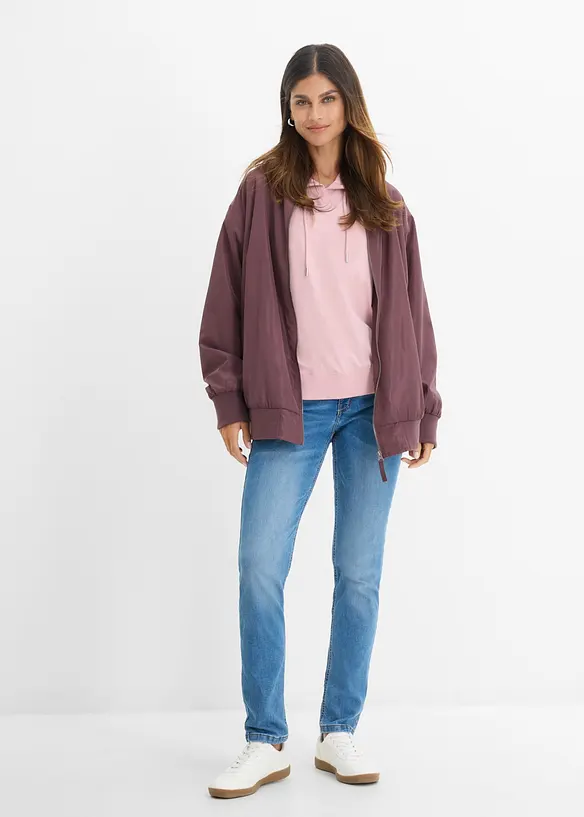 Straight jeans Mid Waist, Stretch, bonprix