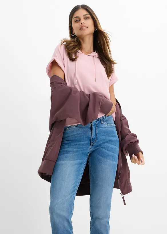 Straight jeans Mid Waist, Stretch, bonprix