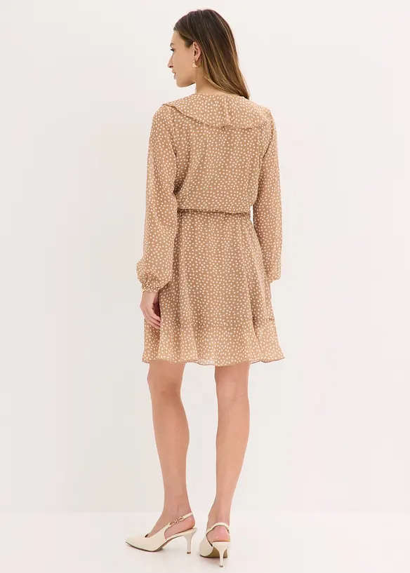 Minikl&auml;nning med omlottlook, bonprix