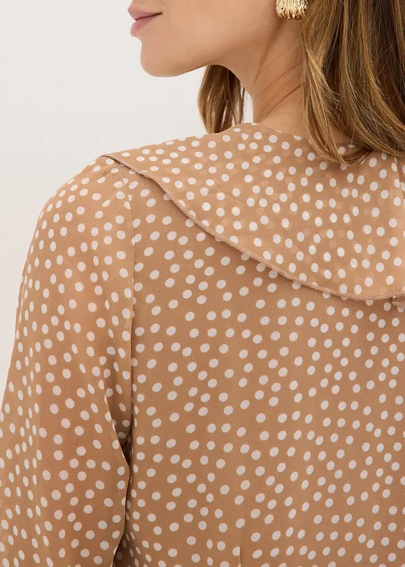 Minikl&auml;nning med omlottlook, bonprix
