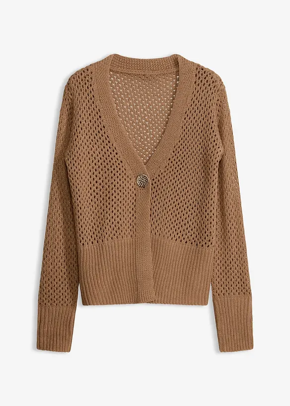 H&aring;lm&ouml;nstrad cardigan, bonprix