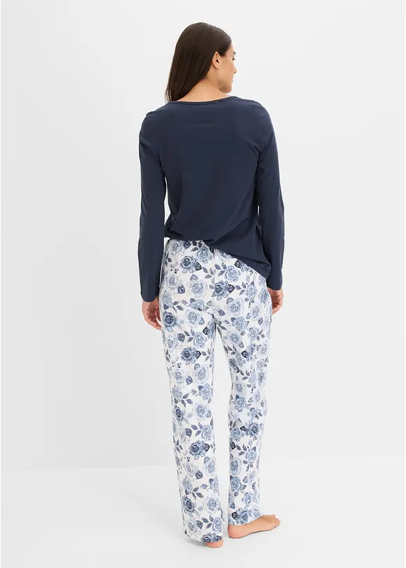 Pyjamas av ekologisk bomull, bonprix