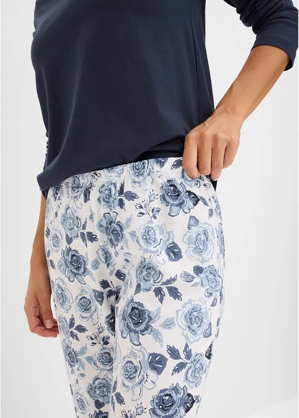 Pyjamas av ekologisk bomull, bonprix